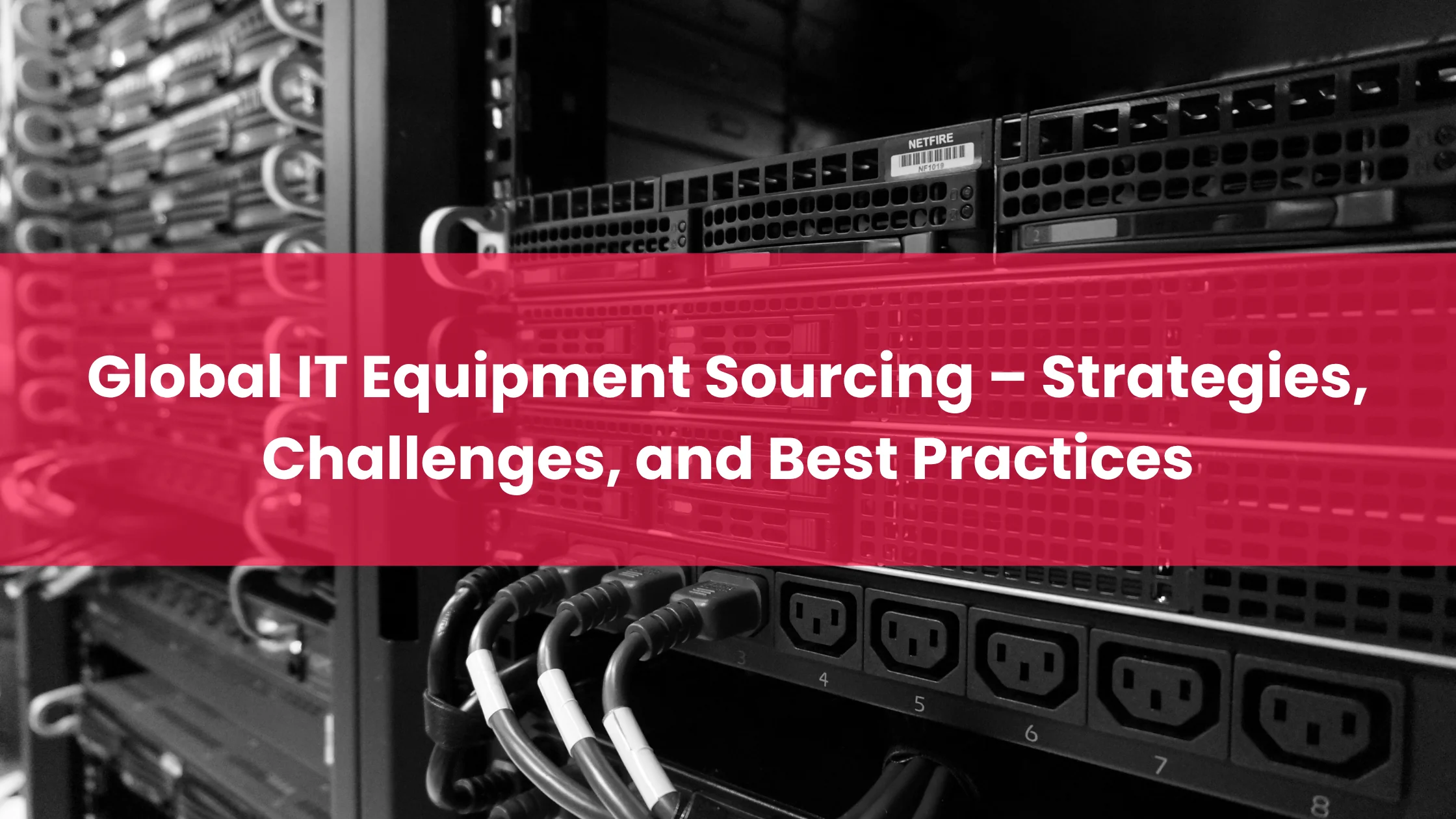 Global IT Equipment Sourcing – Strategies, Challenges, and Best Practices